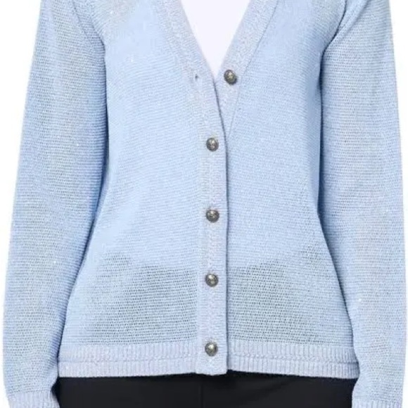 Kobi Halperin Blue Cardigan Sweater - Picture 13 of 13